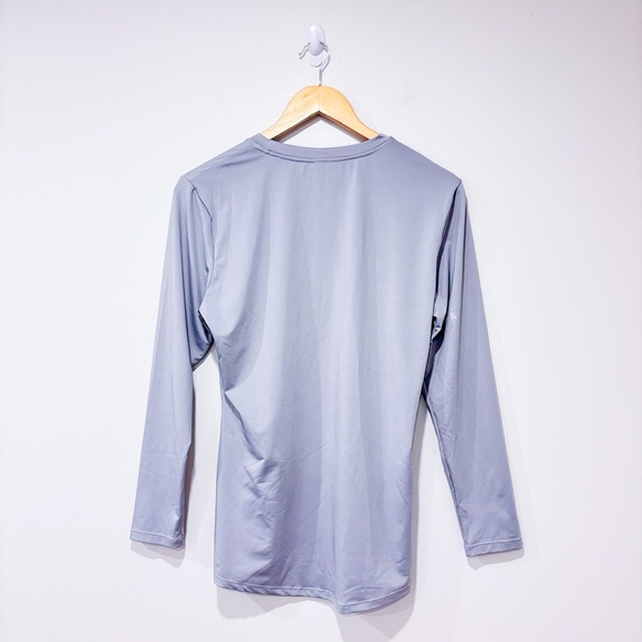 WILL & YOU Women’s Grey Long Sleeve Performance Tee | Small * - Picture 2 of 8